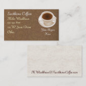 Koffiebeker Visitekaartje (Voorkant / Achterkant)