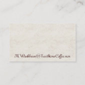 Koffiebeker Visitekaartje (Achterkant)