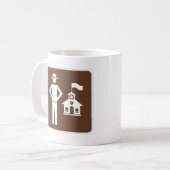 Koffiebeker voor boswachter koffiemok (Voorkant links)