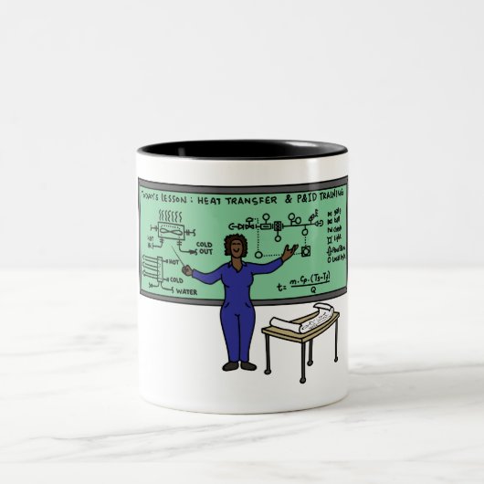 Koffiebeker voor dames en heren tweekleurige koffiemok (Center)