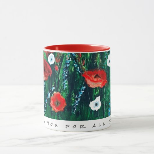 Koffiebeker voor haar acrylschilderende cadeau mok (Midden)