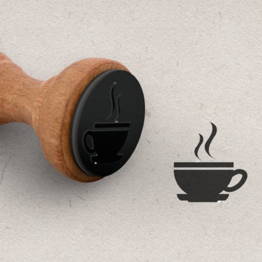 Koffiebeker voor Punch Kaart loyaliteitenkaart Rubberstempel