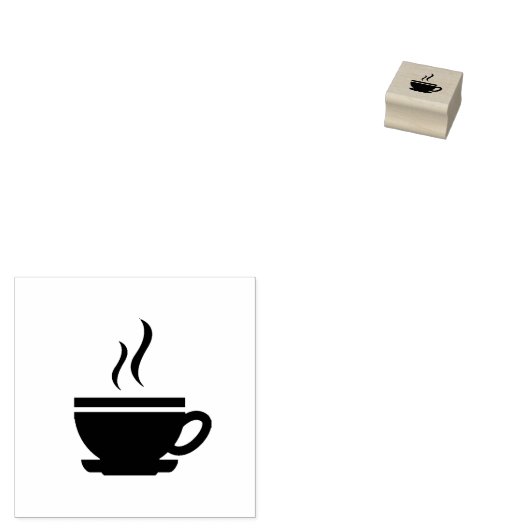 Koffiebeker voor Punch Kaart loyaliteitenkaart Rubberstempel (Gestempeld)