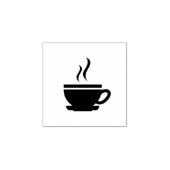 Koffiebeker voor Punch Kaart loyaliteitenkaart Rubberstempel (Afrduk)