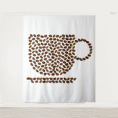 Koffiebeker Wandkleed (Voorkant)