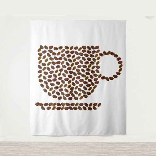 Koffiebeker Wandkleed (Voorkant)