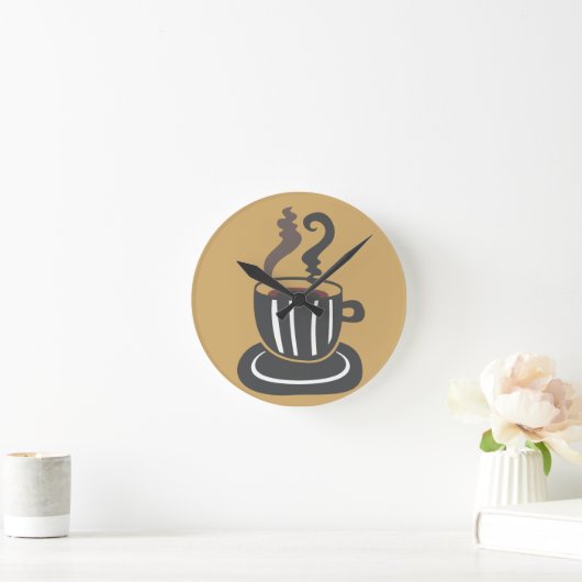 Koffiebeker wandklok (Huis)
