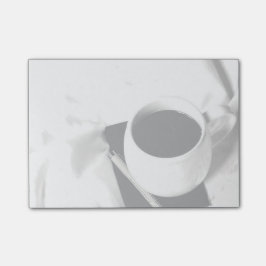 Koffiebeker zwart-witontbijt in bed post-it® notes