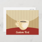 Koffiebekerkaart Briefkaart (Voorkant / Achterkant)
