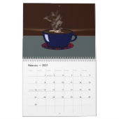 Koffiebekerkalender 2025 kalender (Feb 2027)