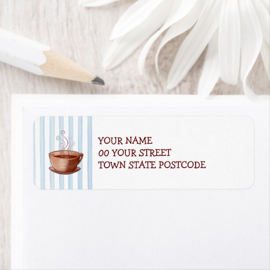 Koffiebekerlogo Etiket (Insitu)