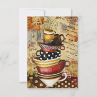 Koffiebekers Goddelijk Wenskaart