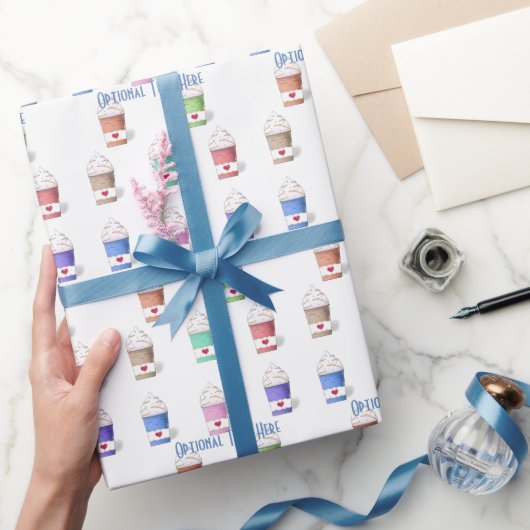 Koffiebekers in volledige kleuren cadeaupapier (Geschenken)