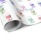 Koffiebekers in volledige kleuren cadeaupapier (Rol Hoek)