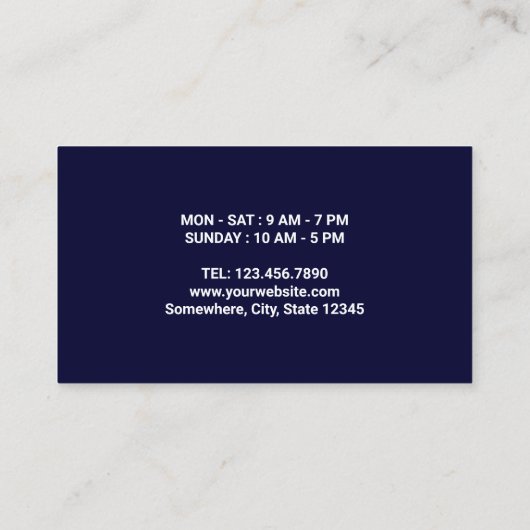 Koffiebekers koffie - koffie - klantenservice klantenkaartje (Achterkant)