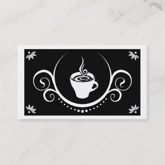 koffiebekers visitekaartje (Voorkant)