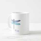 Koffiebekers voor blauwe dragonfly-Mokken Koffiemok (Voorkant links)