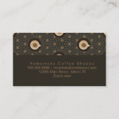 Koffiebekertje Winkel Barista Logo Cup Visitekaartje (Achterkant)