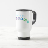 Koffiebekervoorspelling Regenbogen Reisbeker (Voorkant rechts)