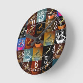 koffiebekistmontage ronde klok (Hoek)