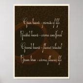 Koffiebelofte - poster (Voorkant)