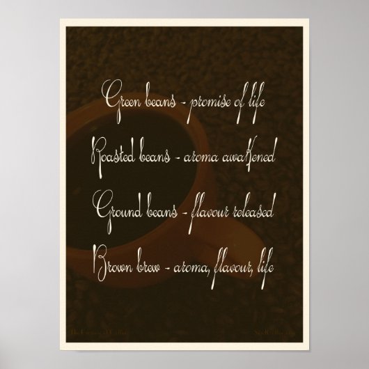 Koffiebelofte - poster (Voorkant)