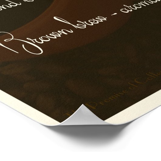 Koffiebelofte - poster (Hoek)