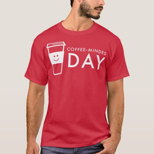 Koffiebewuste dag t-shirt (Voorkant)