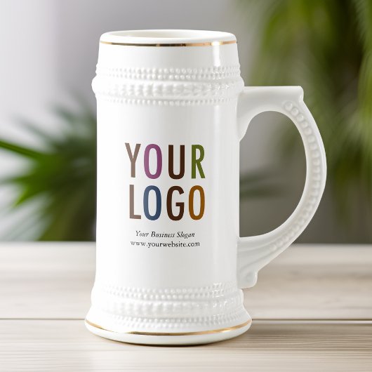 Koffiebier Stein Custom Company Logo Promotioneel Bierpul