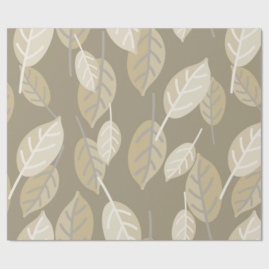 koffiebladeren, verpakkingspapier cadeaupapier (Vlak)