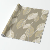 koffiebladeren, verpakkingspapier cadeaupapier (Uitgerold)
