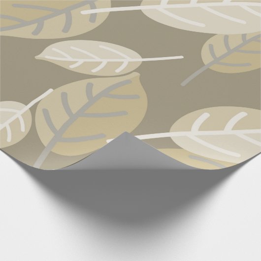 koffiebladeren, verpakkingspapier cadeaupapier (Hoek)