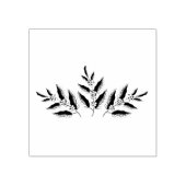 Koffiebladstempel Rubberstempel (Afrduk)