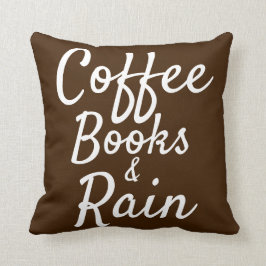 Koffieboeken en rendement van het citaat kussen
