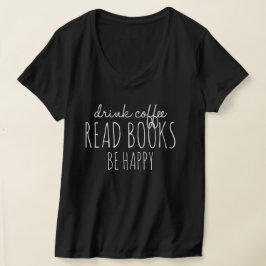Koffieboeken geluk T-shirt