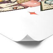 Koffieboeken Grading Papers Engels leraar Grappig Poster (Hoek)