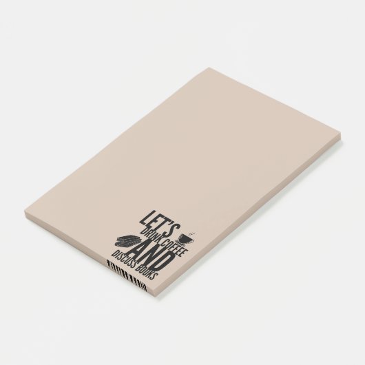 Koffieboeken Leesnotities Post-it® Notes (Schuin)