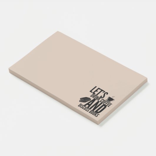 Koffieboeken Leesnotities Post-it® Notes (Schuin)