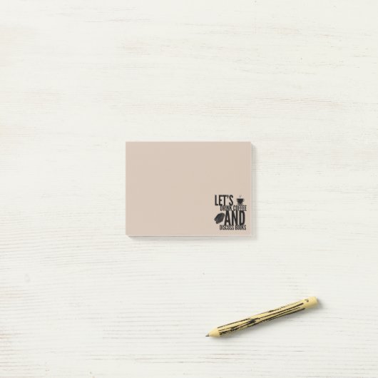 Koffieboeken Leesnotities Post-it® Notes (Op bureau)