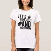 Koffieboeken Lezen T-shirt (Voorkant)