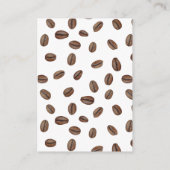 Koffieboeken voor baby's bibliotheek Moderne baby  Informatiekaartje (Achterkant)