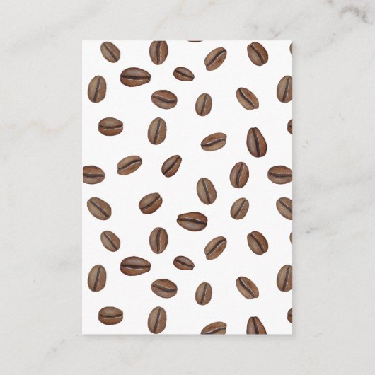 Koffieboeken voor baby's bibliotheek Moderne baby  Informatiekaartje (Achterkant)