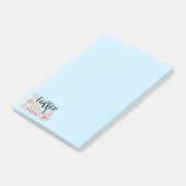Koffieboeksneeuw Post-it® Notes (Schuin)