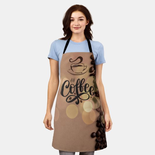 koffiebokeh schort (Gedragen)