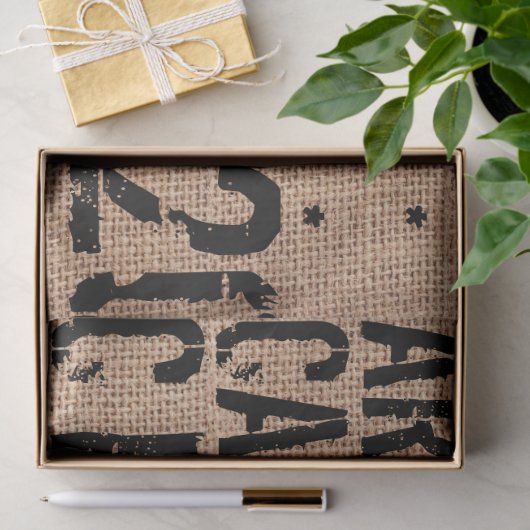 Koffiebonbakketpapier — landschap tissuepapier (Geschenk)