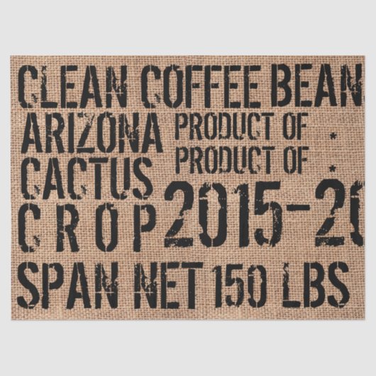 Koffiebonbakketpapier — landschap tissuepapier (Voorkant)