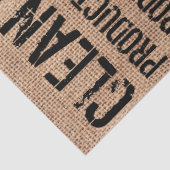 Koffiebonbakketpapier Tissuepapier (Detail)