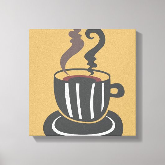 Koffiebondoek Canvas Afdruk (Voorkant)