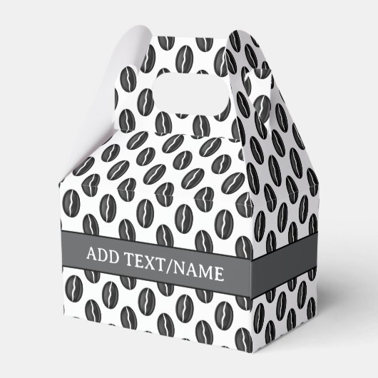 Koffiebonen Aangepaste naam Bedankdoosjes (Achterkant)