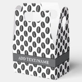 Koffiebonen Aangepaste naam Bedankdoosjes (Geopend)
